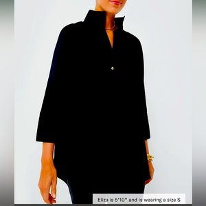 Tuckernuck Willow Top in black, size large